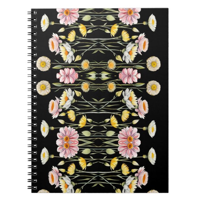 Floral Reflections  Notebook (Front)