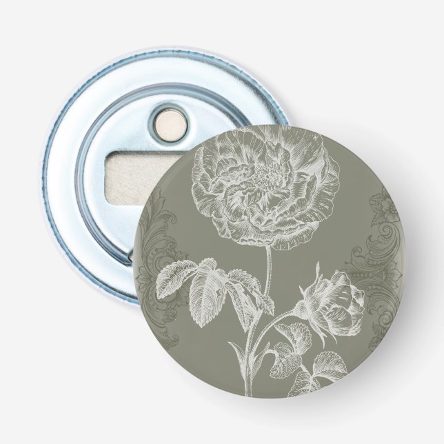 Floral Relief I Bottle Opener (Front)