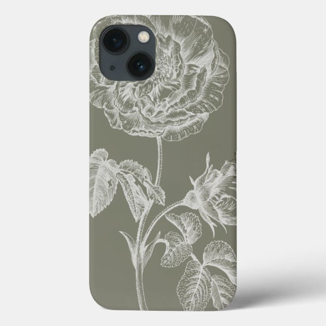 Floral Relief I Case-Mate iPhone Case (Back)