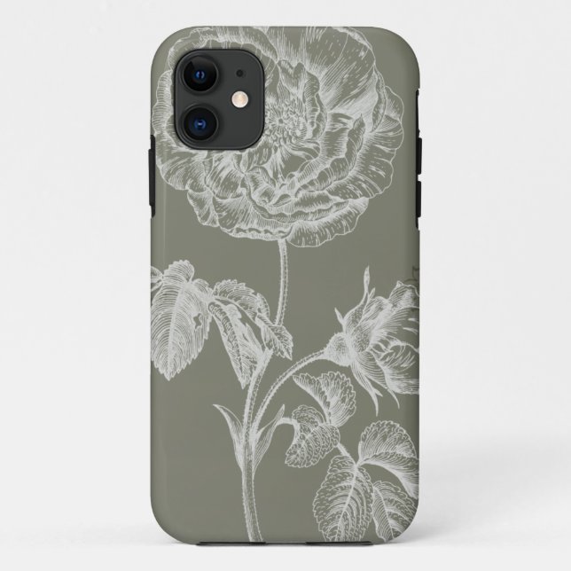 Floral Relief I Case-Mate iPhone Case (Back)