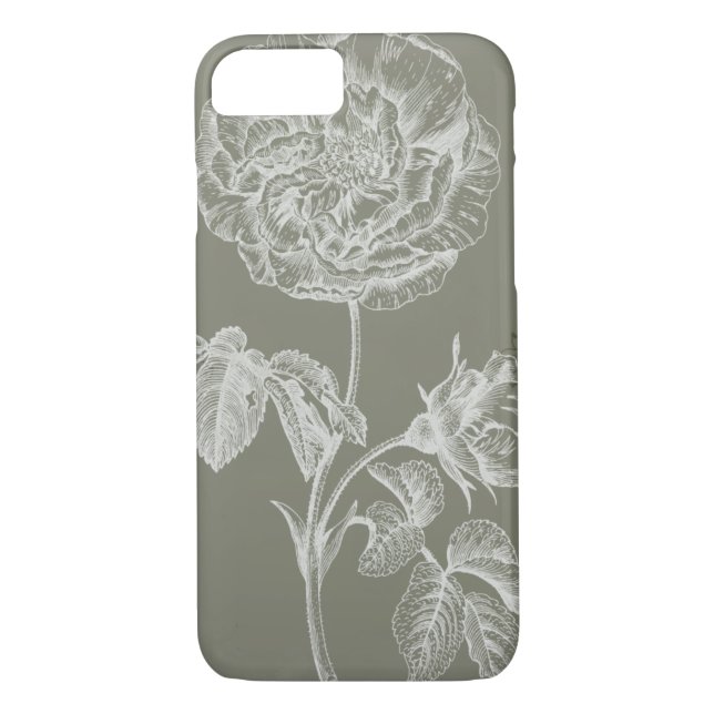 Floral Relief I Case-Mate iPhone Case (Back)