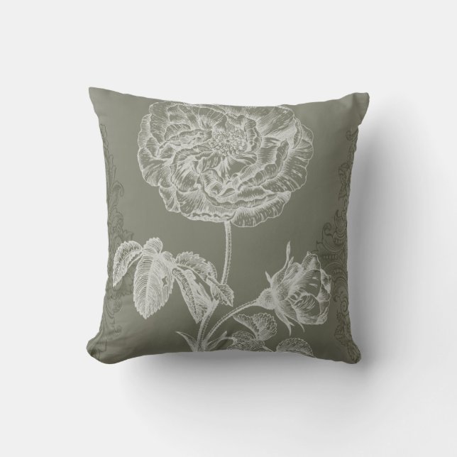 Floral Relief I Cushion (Front)