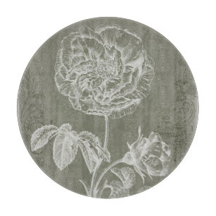 Floral Relief I Cutting Board