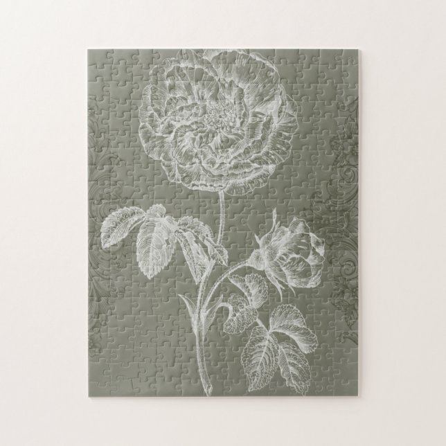 Floral Relief I Jigsaw Puzzle (Vertical)