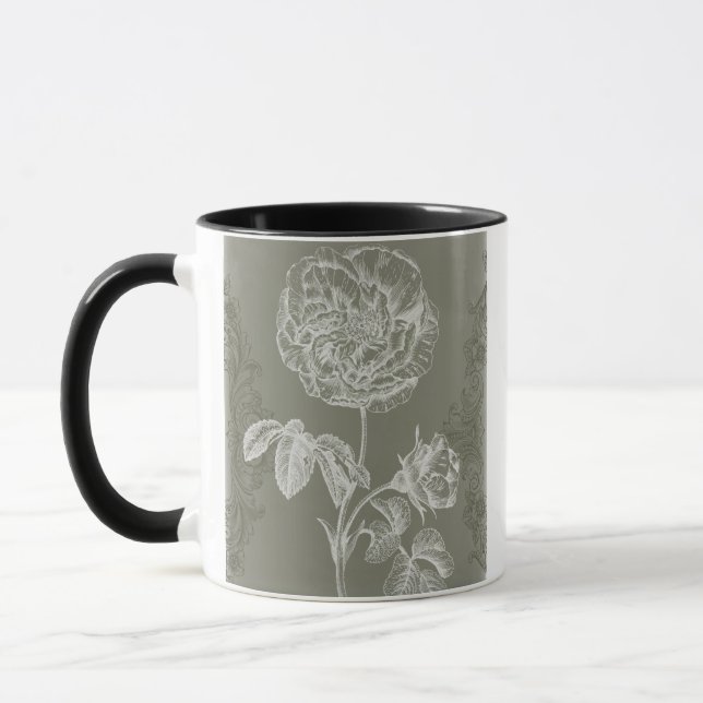 Floral Relief I Mug (Left)