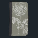 Floral Relief I Samsung S4 Wallet Case<br><div class="desc">Floral</div>