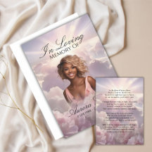 Floral Remembrance - FLR001 Memorial Card & Poem