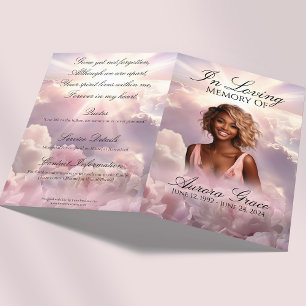 Floral Remembrance Memorial Program - FLR001