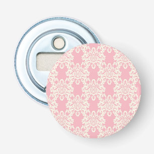 Floral retro damask bottle opener