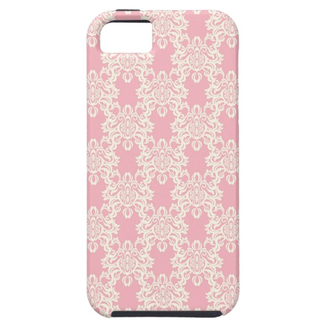 Floral retro damask Case-Mate iPhone case (Back)