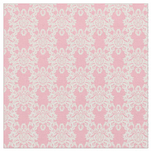 Floral retro damask fabric