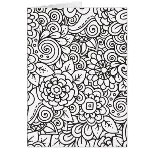 Floral Retro Doodle