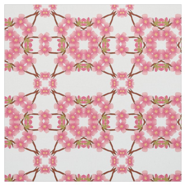 floral retro pattern fabric (Swatch)