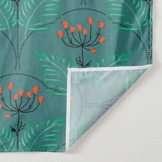 Floral retro pattern in art deco style. tapestry (Detail)