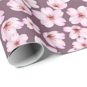 Floral retro spring  pattern. wrapping paper