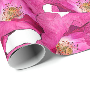 Floral retro spring pattern. wrapping paper