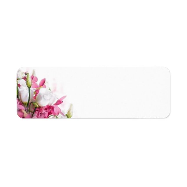 Floral Return Address Labels (Front)