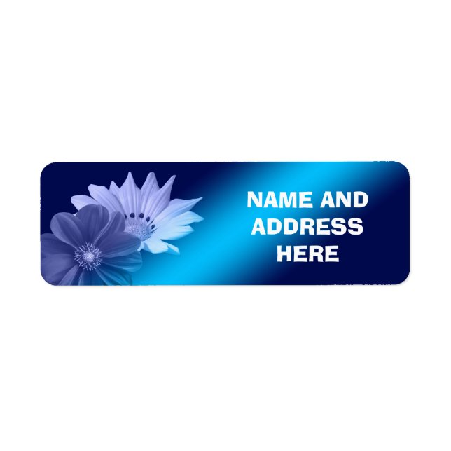 FLORAL RETURN ADDRESS LABELS (Front)