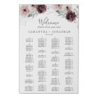 Floral Romance Alphabetical Seating Chart