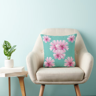 Floral romance cherry blossom cushion
