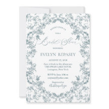 Floral Romance Chinoiserie Vintage  Bridal Shower