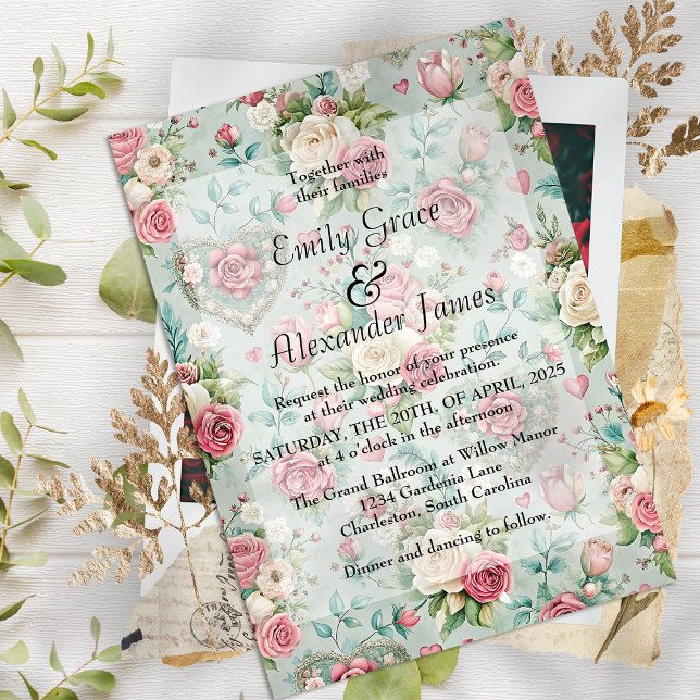 Floral Romance Invitation (Creator Uploaded)