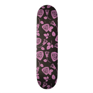 Floral Rose Background Skateboard