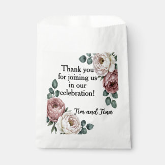 Floral Rose Favour Bag