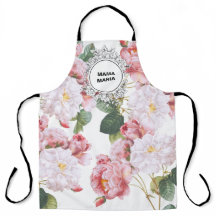 FLORAL ROSE GARDEN UNISEX All-Over Print Apron