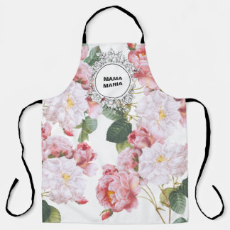 FLORAL ROSE GARDEN UNISEX All-Over Print Apron