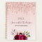 Floral rose gold blush pink drips 2026