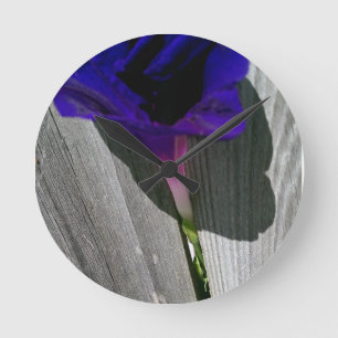 Floral Round Clock