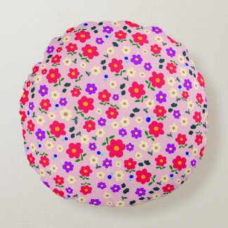 floral round cushion