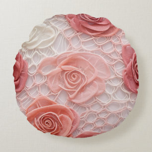 Floral Round Pillow