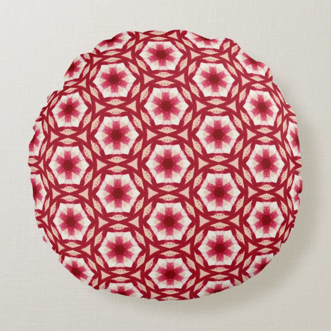Floral Round Pillow (Front)