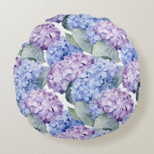 Floral Round Throw Pillow