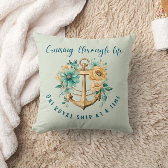 Floral Royal Cushion (Blanket)