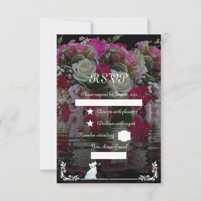 Floral RSVP Card (Front)