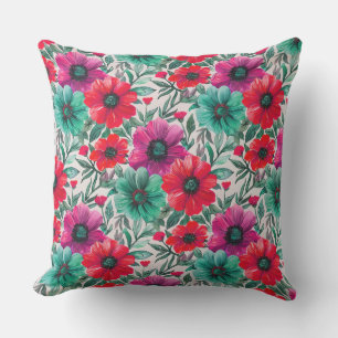 Floral rustic fashion retro pattern Cushion