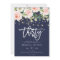 floral rustic lights navy 30th birthday