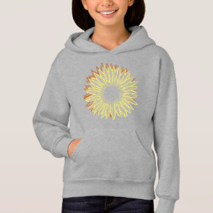Floral Rustic Sunflower Light Hand Drawn