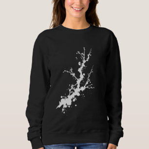 Floral Sakura Tree Cherry Blossom Japanese Aesthet Sweatshirt