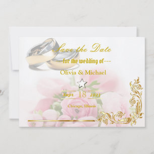 Floral Save The Date