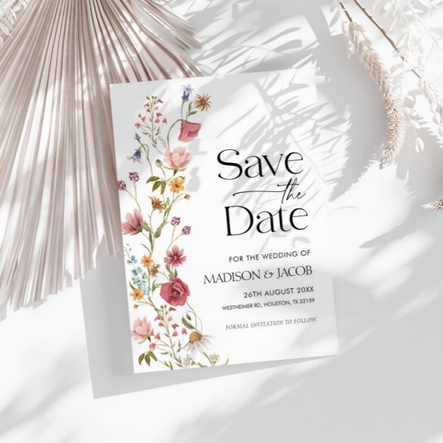 Floral Save The Date Invitation (Creator Uploaded)