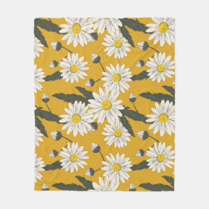 Floral scarf design, vintage background. fleece blanket