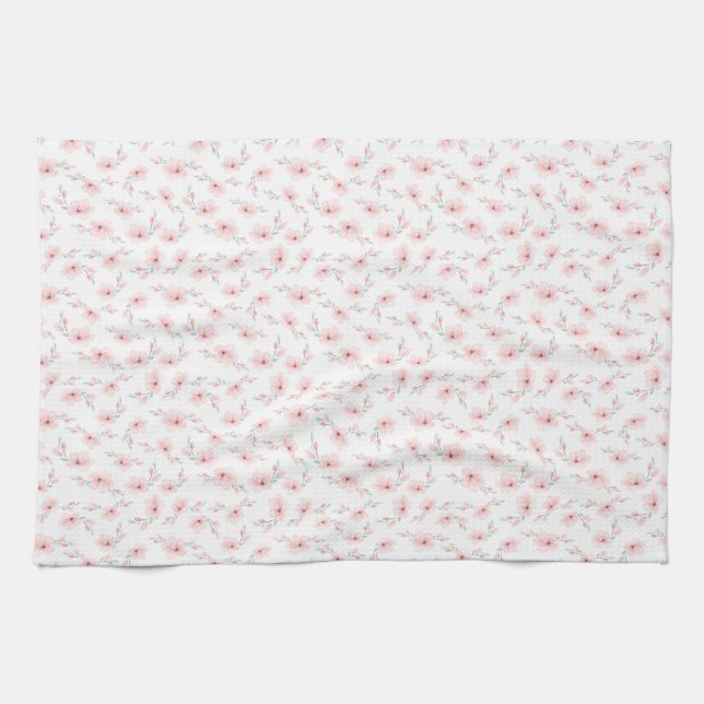 Floral Scents Are Hugs For Your Nostrils Tea Towel (Horizontal)