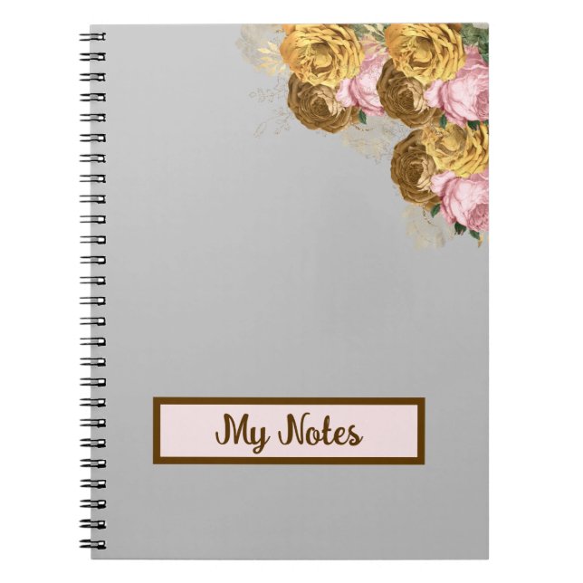 Floral School  Notebook (Front)