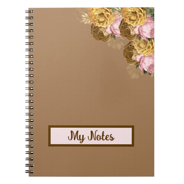 Floral School  Notebook (Front)