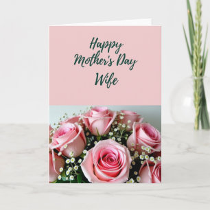 Floral Script Celebration Card