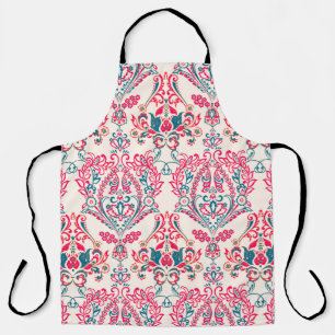 Floral seamless Ornate damask background. vintage Apron
